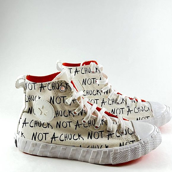 Converse UNT1TL3D High Top ‘Not A Chuck’ Black/White Shoes - YOUTH SIZE 3 - Picture 1 of 7